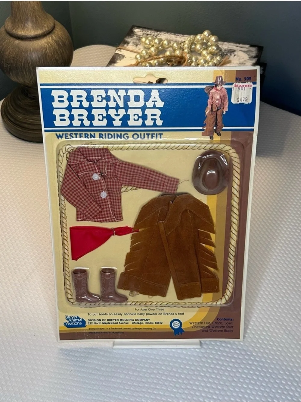 Vintage Brenda Breyer #502 Western Riding Outfit – Sealed on Card